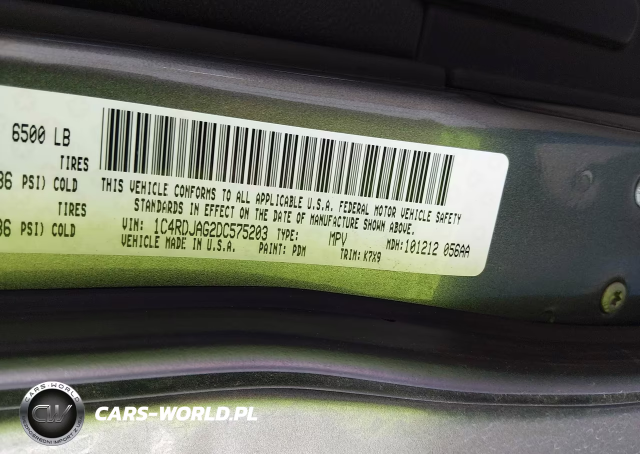 2013 Dodge Durango Sxt VIN:1C4RDJAG2DC575203 - 9