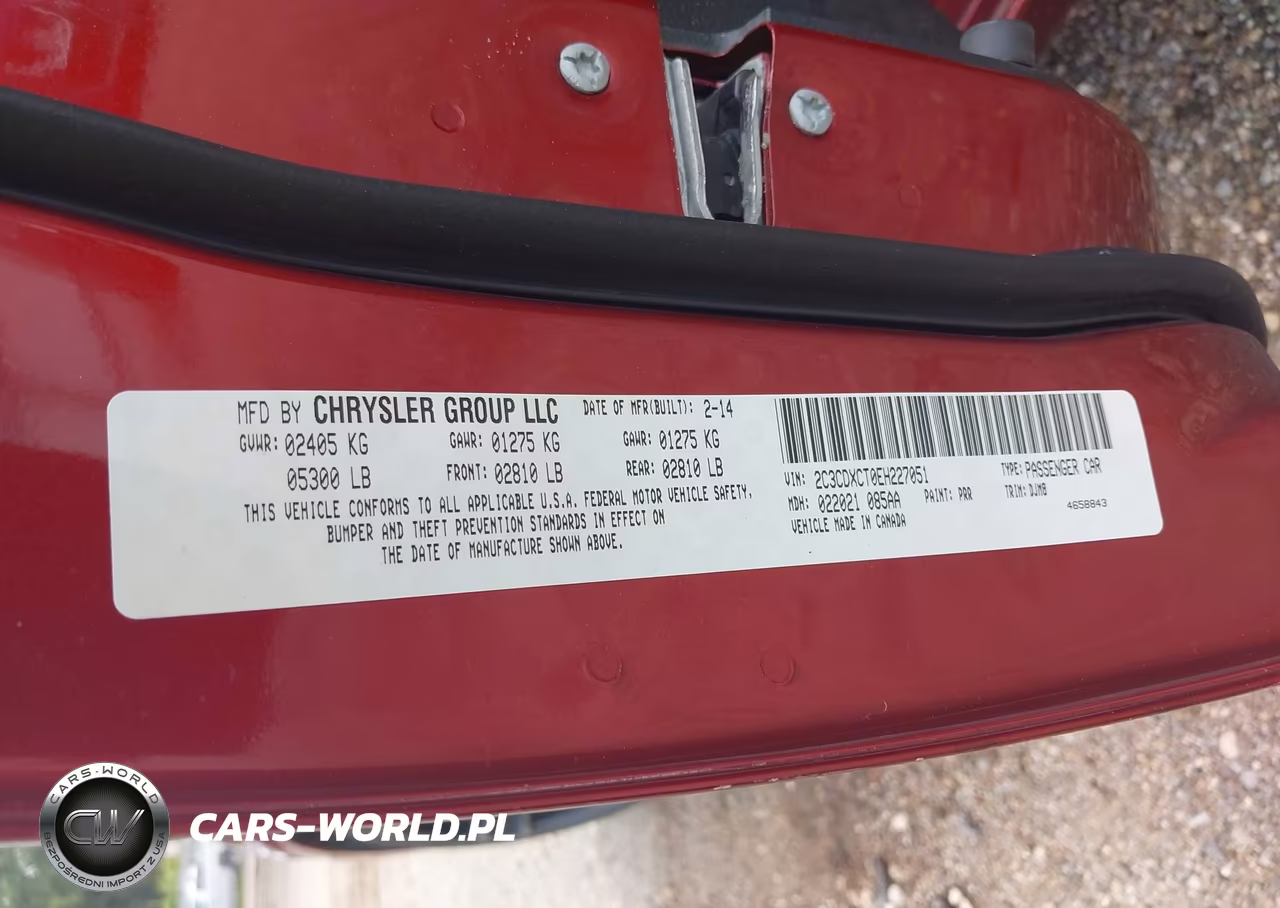 2014 Dodge Charger R-T 100Th Anniversary VIN:2C3CDXCT0EH227051 - 9