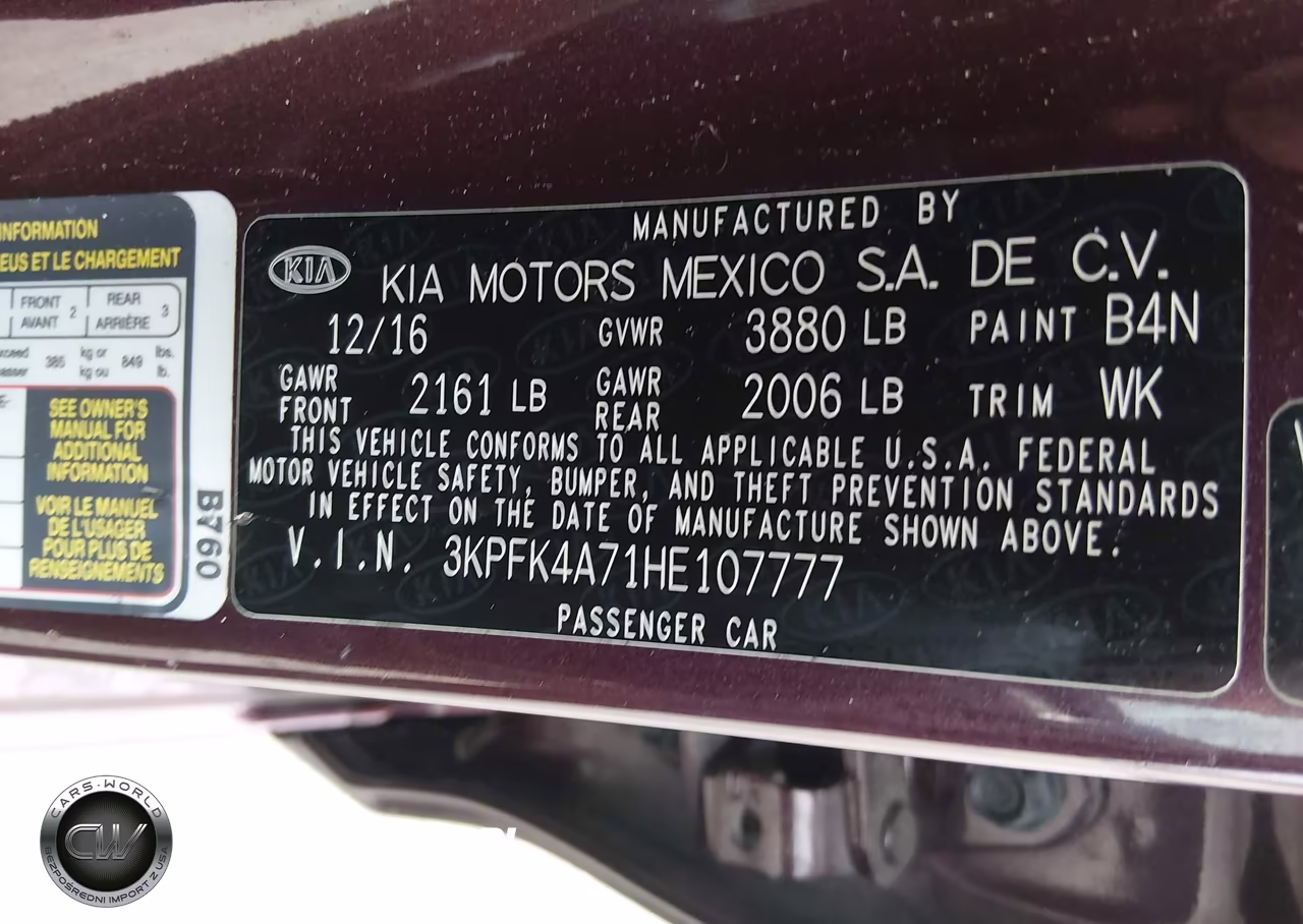 2017 Kia Forte Lx VIN:3KPFK4A71HE107777 - 9