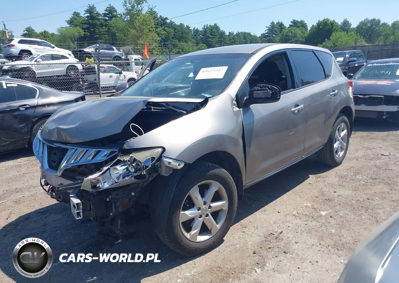 2009 Nissan Murano Sl VIN:JN8AZ18W09W125894 - 2