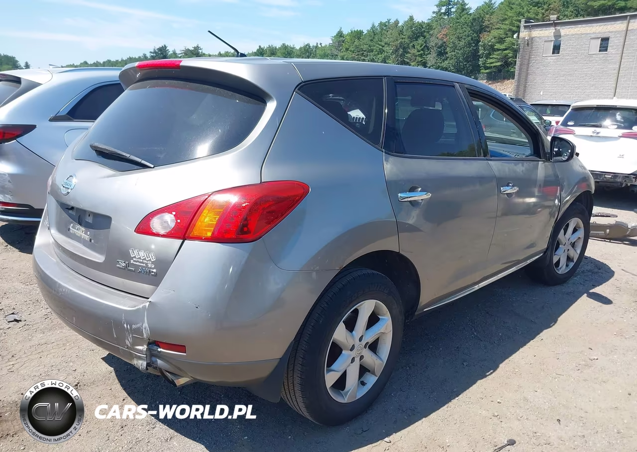 2009 Nissan Murano Sl VIN:JN8AZ18W09W125894 - 4