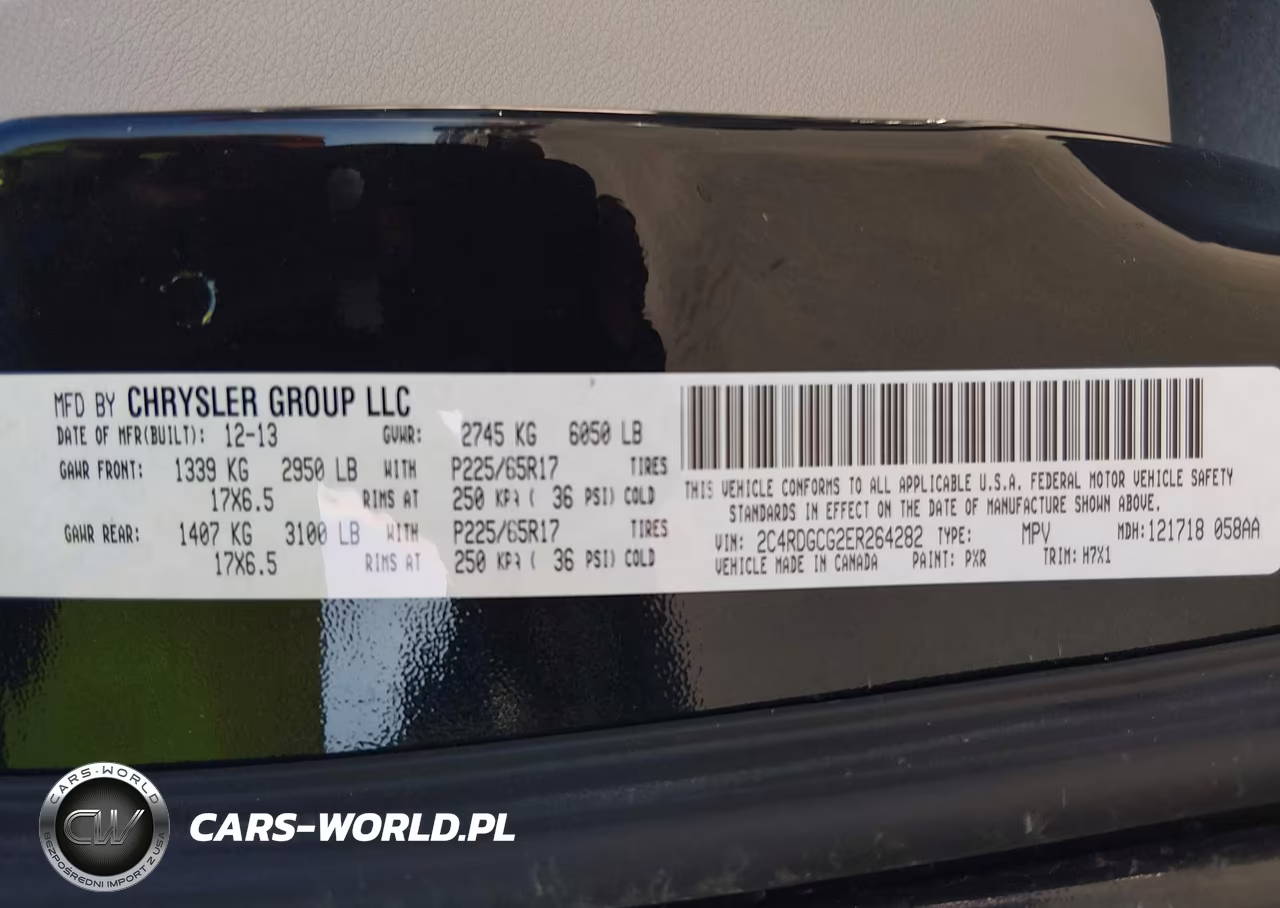 2014 Dodge Grand Caravan Sxt VIN:2C4RDGCG2ER264282 - 9