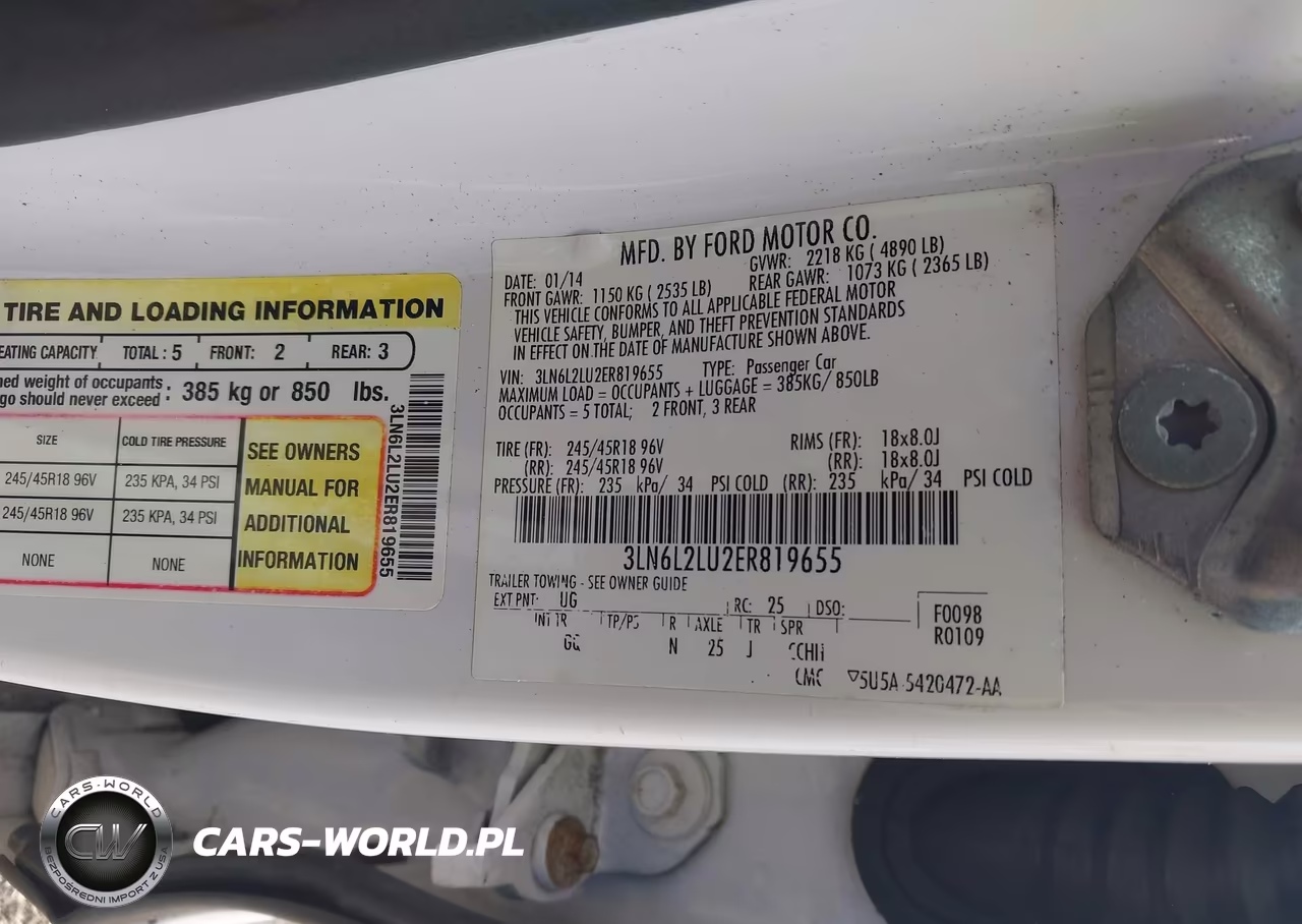 2014 Lincoln Mkz Hybrid VIN:3LN6L2LU2ER819655 - 9