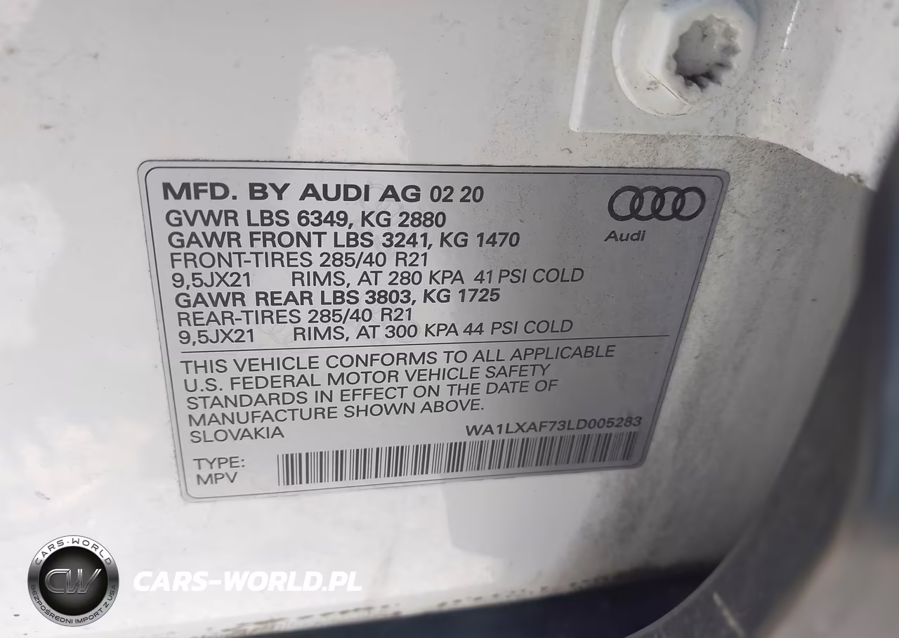2020 Audi Q7 Premium Plus 55 Tfsi Quattro Tiptronic VIN:WA1LXAF73LD005283 - 9