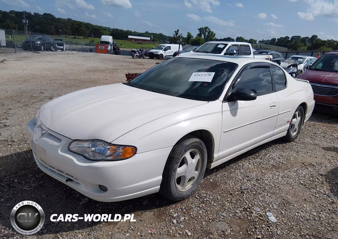 2001 Chevrolet Monte Carlo Ss VIN:2G1WX15K619128300 - 2