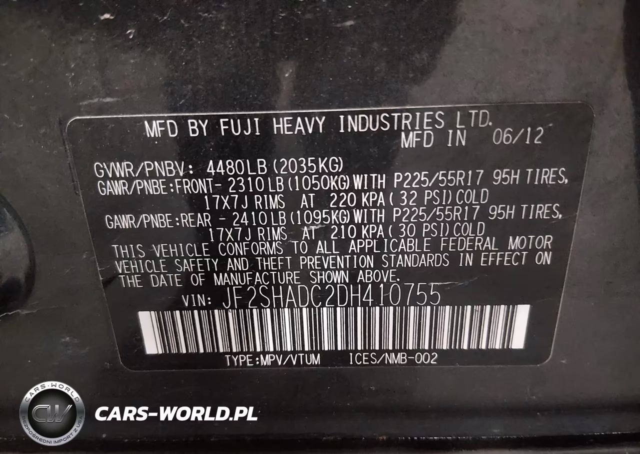 2013 Subaru Forester 2.5X Premium VIN:JF2SHADC2DH410755 - 9