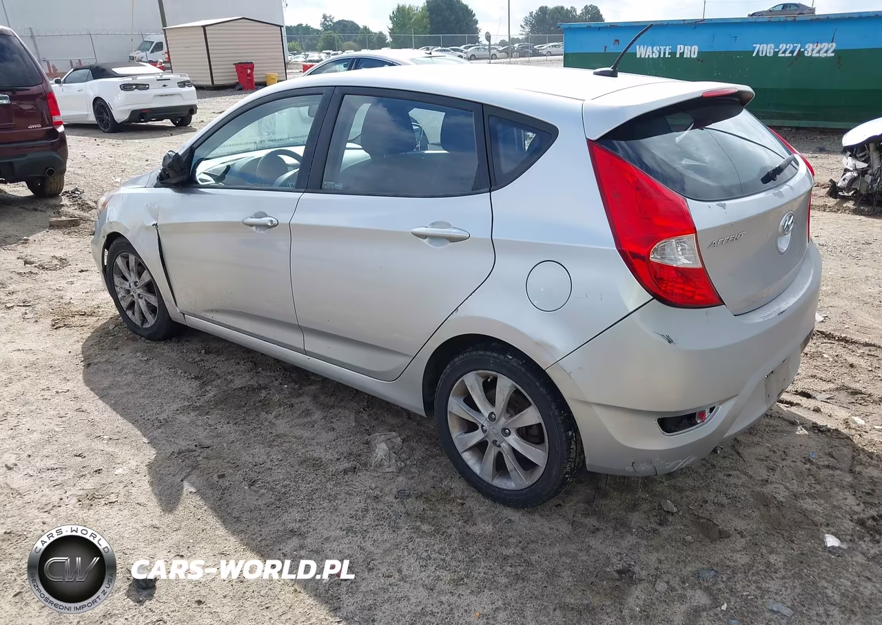 2012 Hyundai Accent Se VIN:KMHCU5AE8CU018943 - 3