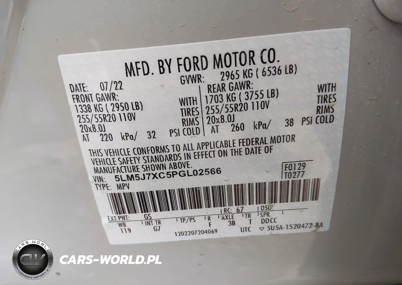 2023 Lincoln Aviator Reserve VIN:5LM5J7XC5PGL02566 - 9