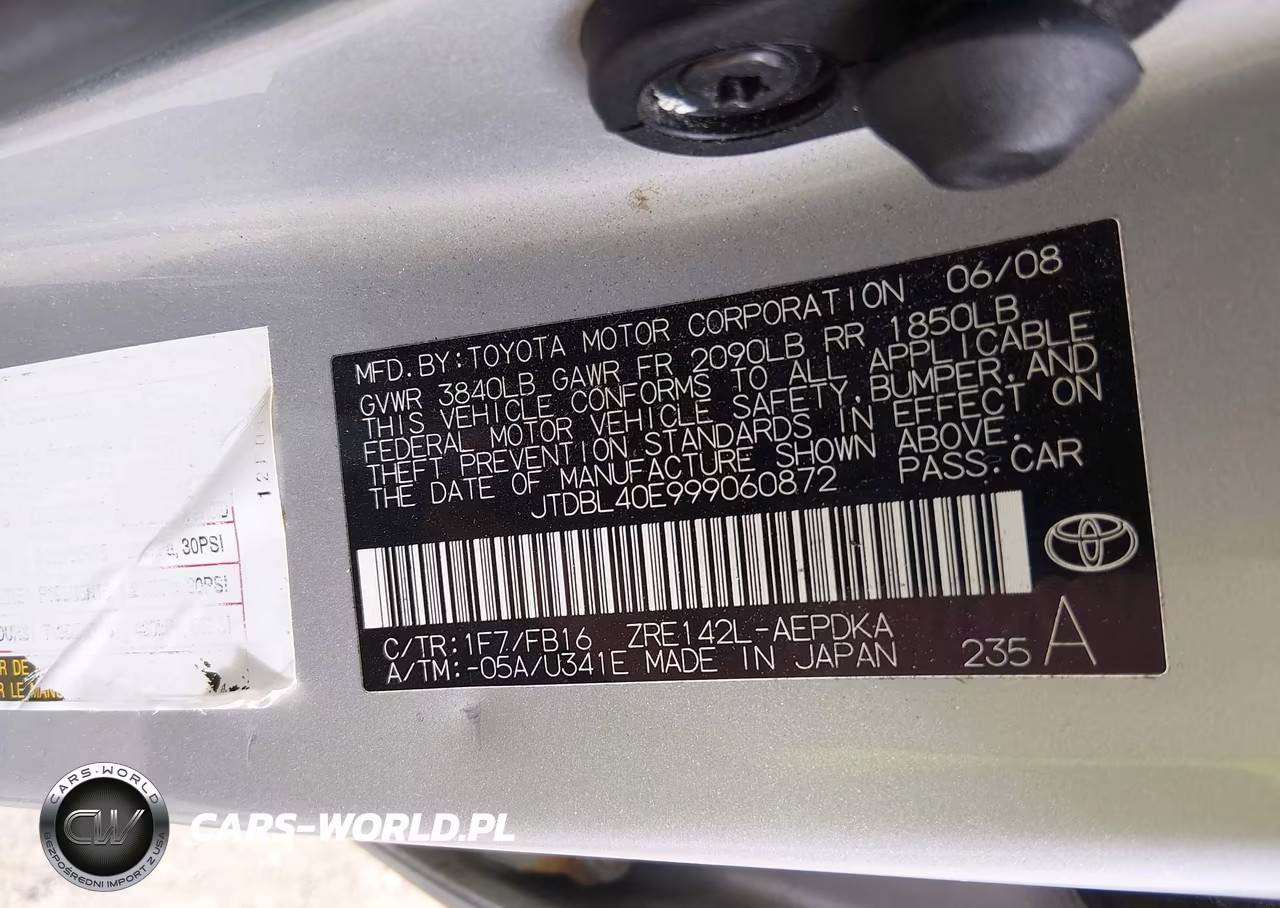 2009 Toyota Corolla Le VIN:JTDBL40E999060872 - 9