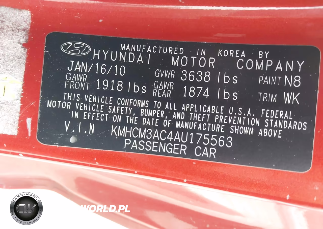 2010 Hyundai Accent Gs VIN:KMHCM3AC4AU175563 - 9