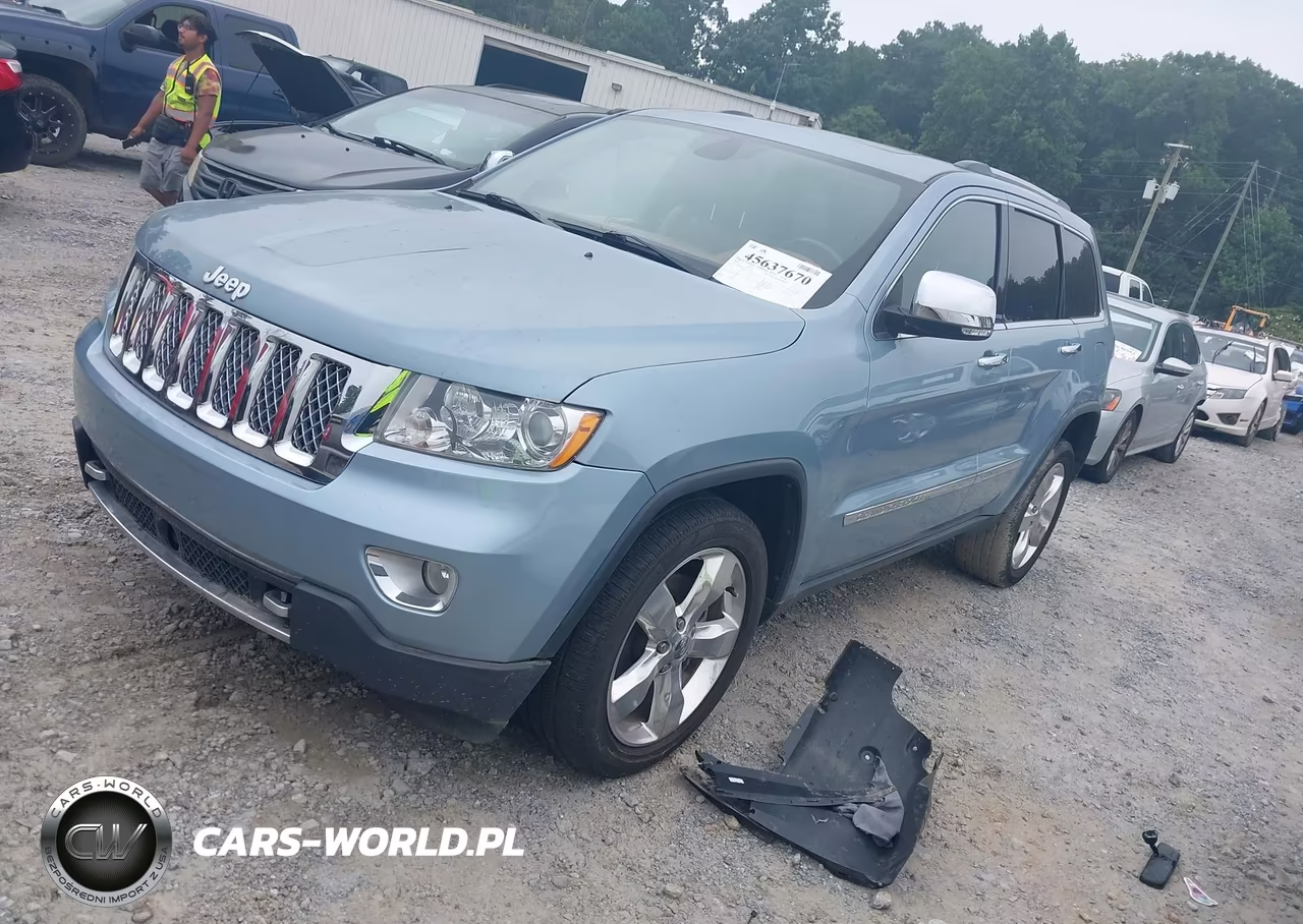 2012 Jeep Grand Cherokee Overland VIN:1C4RJFCGXCC254317 - 2