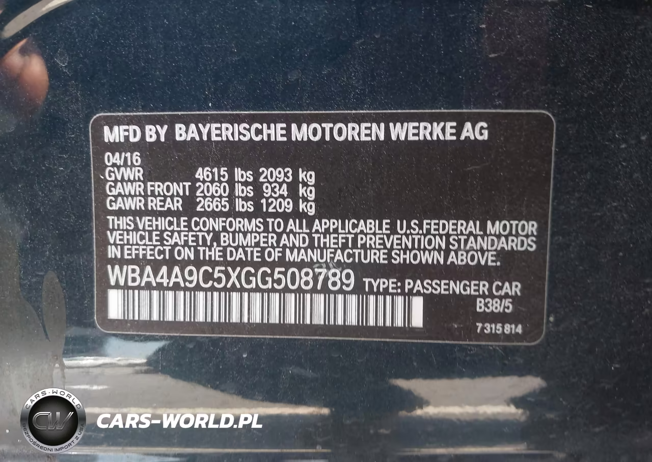 2016 BMW 428I Gran Coupe VIN:WBA4A9C5XGG508789 - 9