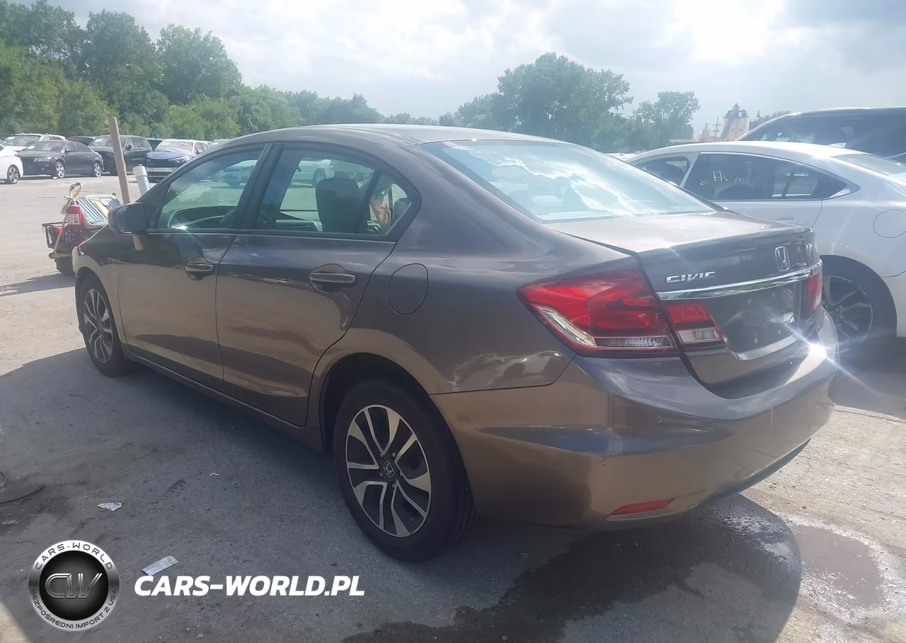 2014 Honda Civic Ex VIN:19XFB2F80EE035021 - 3