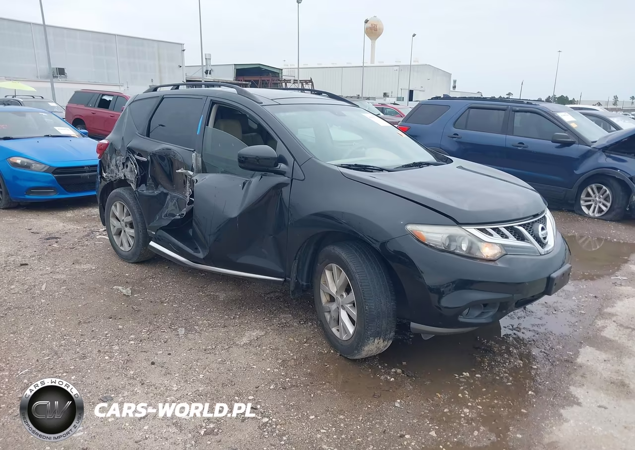 2014 Nissan Murano Sl VIN:JN8AZ1MU7EW401826 - 1