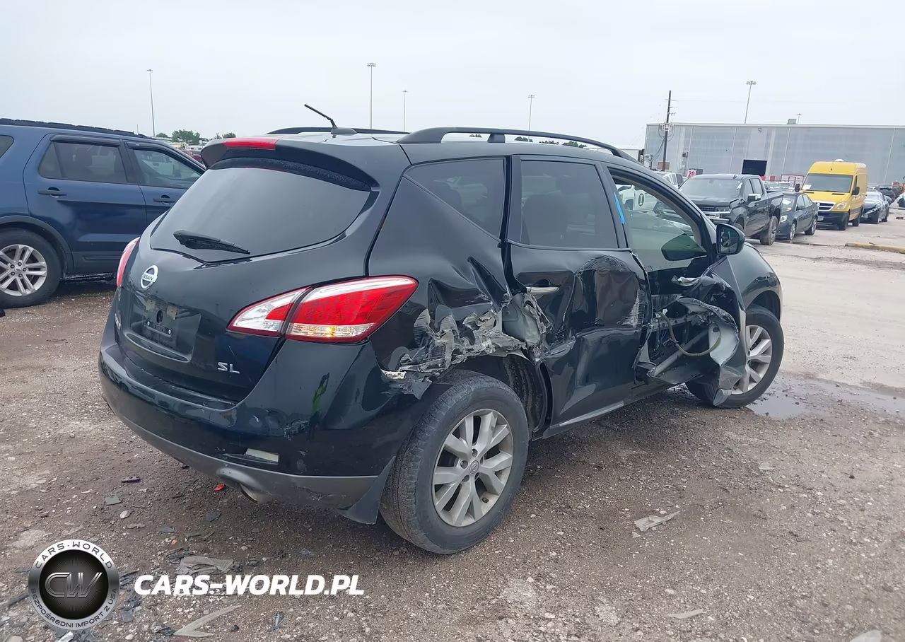 2014 Nissan Murano Sl VIN:JN8AZ1MU7EW401826 - 4