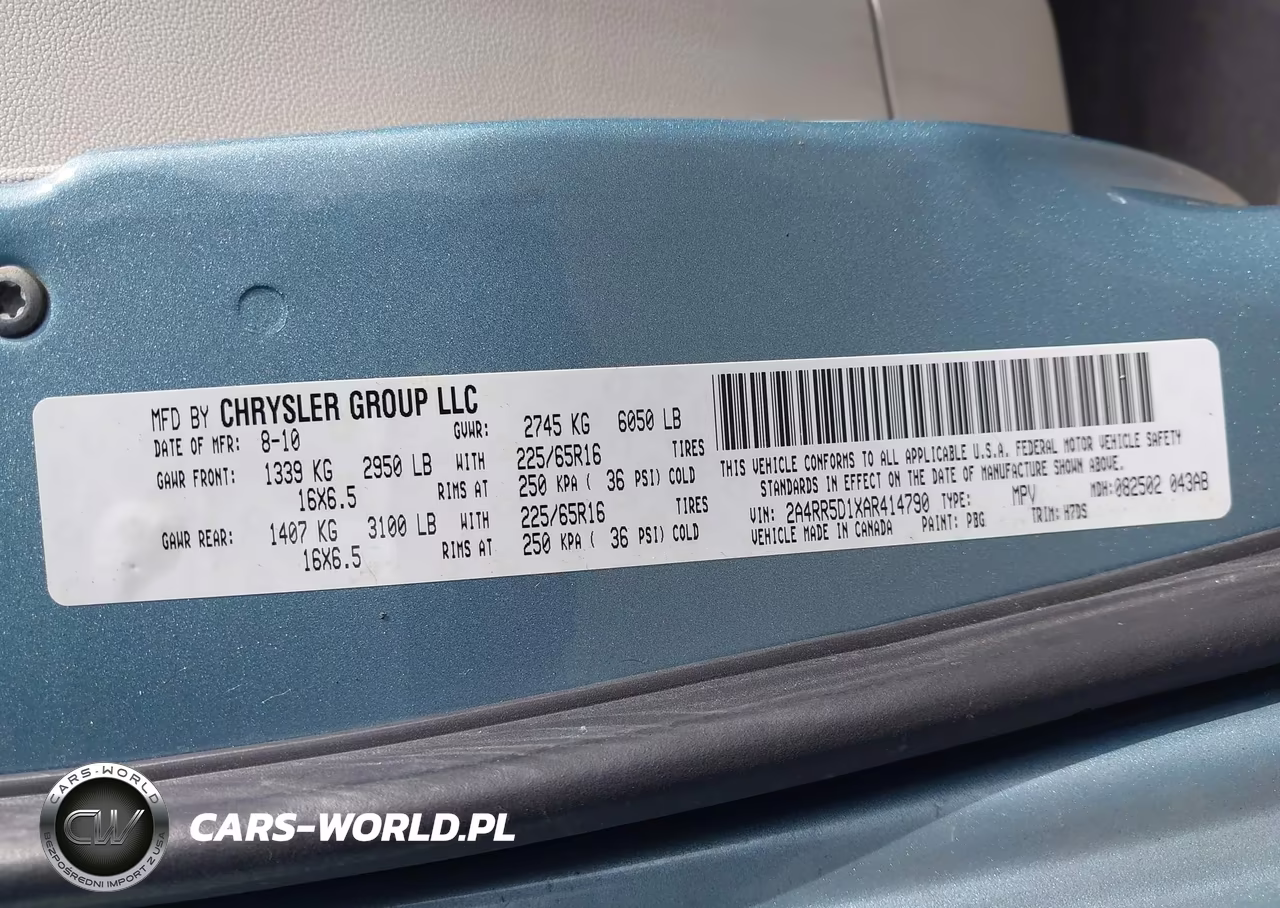 2010 Chrysler Town & Country Touring VIN:2A4RR5D1XAR414790 - 9