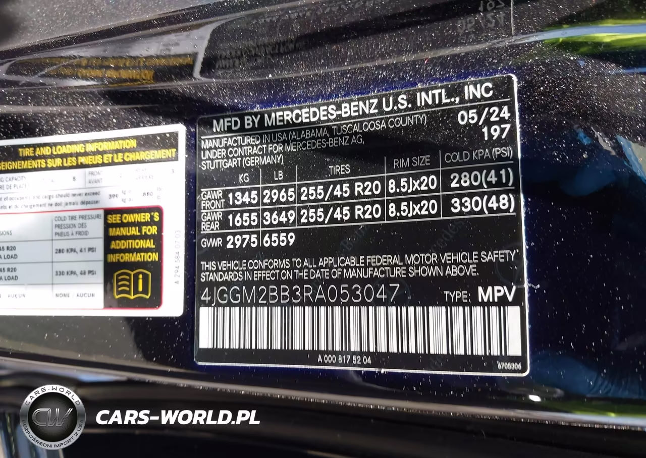 2024 Mercedes-Benz Eqe 350+ Suv VIN:4JGGM2BB3RA053047 - 9