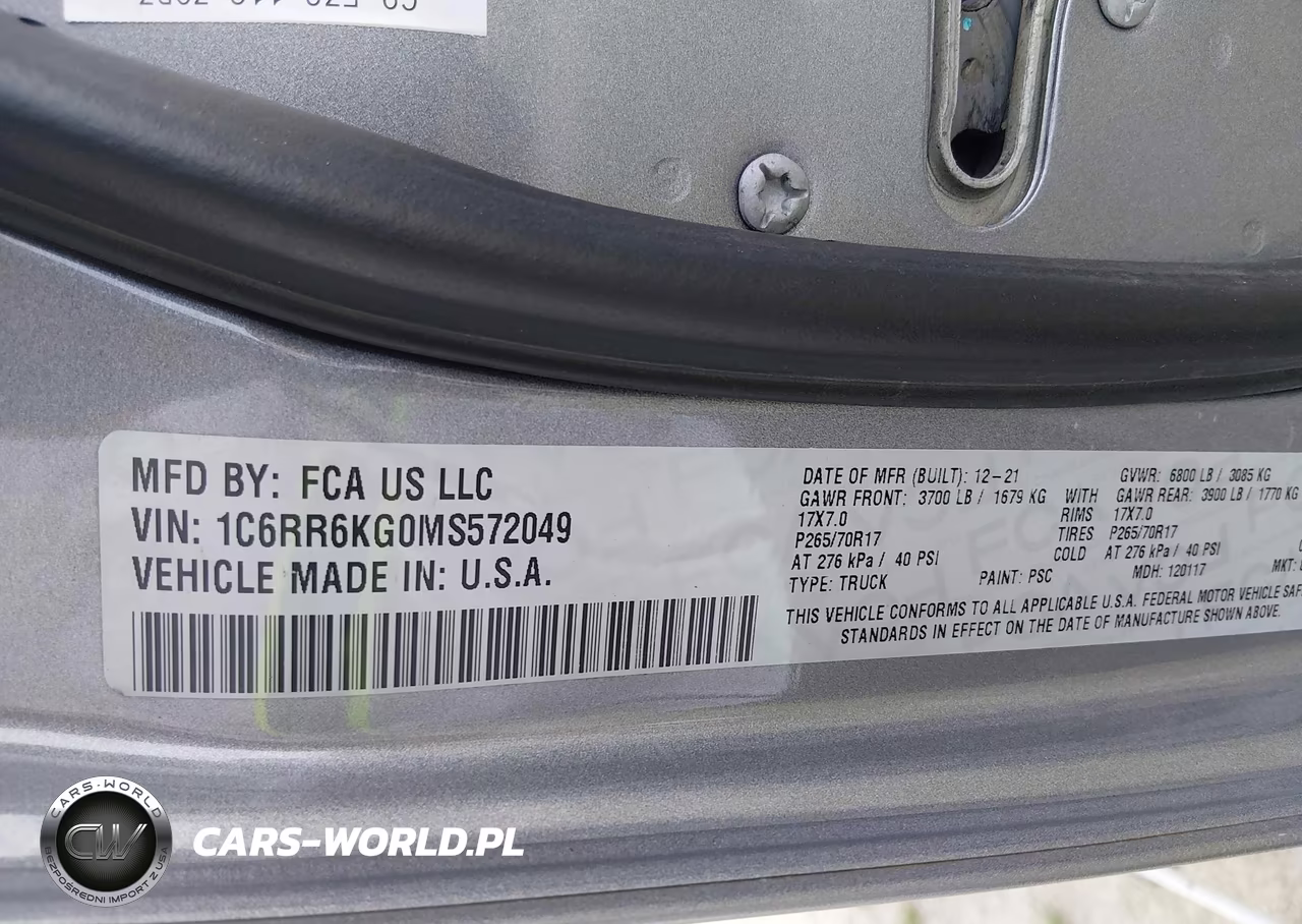 2021 Ram 1500 Classic Tradesman 4X2 5'7 Box VIN:1C6RR6KG0MS572049 - 9