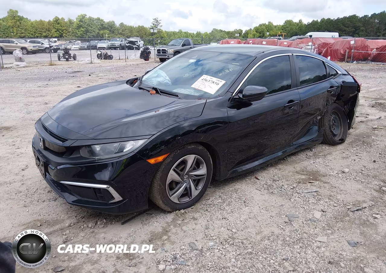 2019 Honda Civic Lx VIN:2HGFC2F64KH576134 - 2