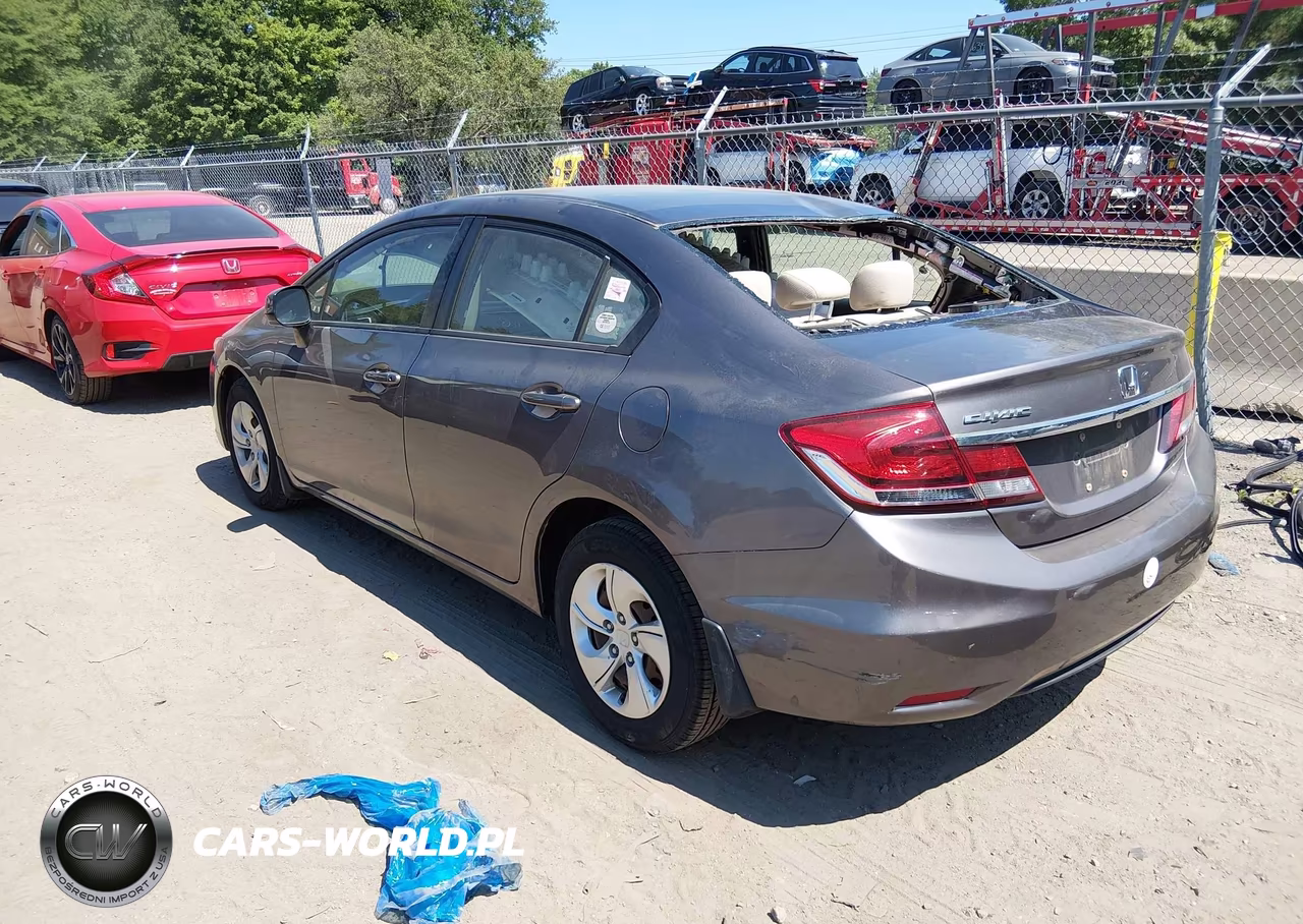 2013 Honda Civic Lx VIN:19XFB2F57DE228657 - 3