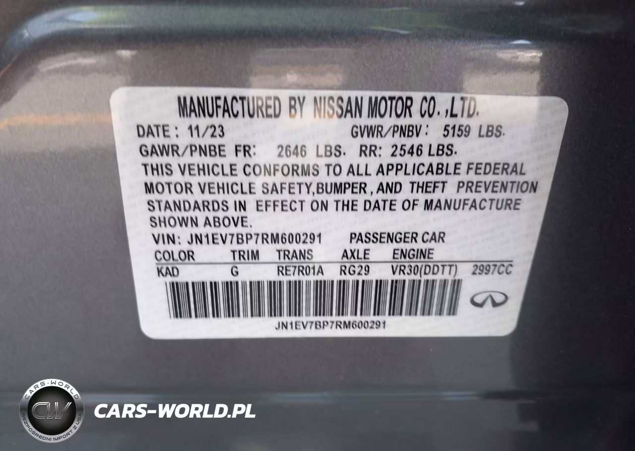 2024 Infiniti Q50 Luxe VIN:JN1EV7BP7RM600291 - 9