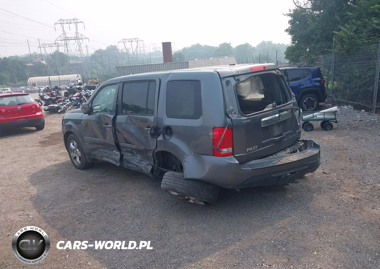2012 Honda Pilot Ex-L VIN:5FNYF4H60CB050842 - 3