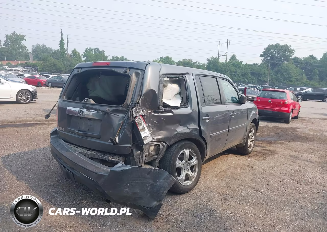 2012 Honda Pilot Ex-L VIN:5FNYF4H60CB050842 - 6