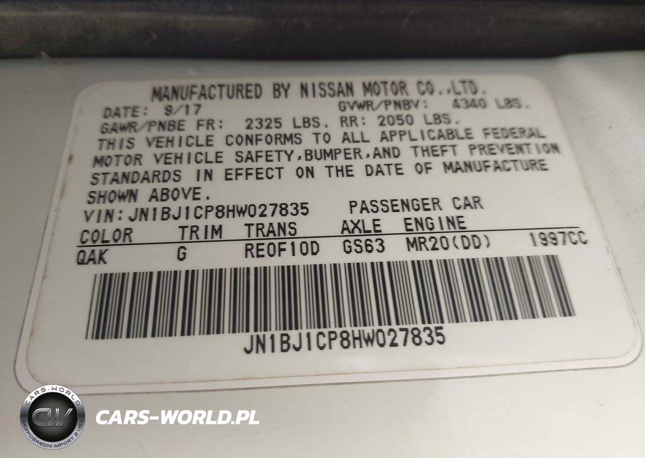 2017 Nissan Rogue Sport S VIN:JN1BJ1CP8HW027835 - 9