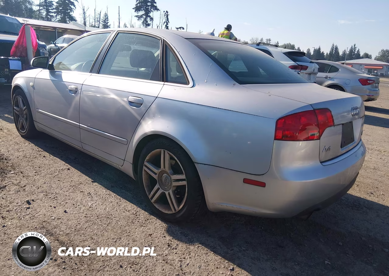 2007 Audi A4 2.0T VIN:WAUDF78E47A038776 - 3