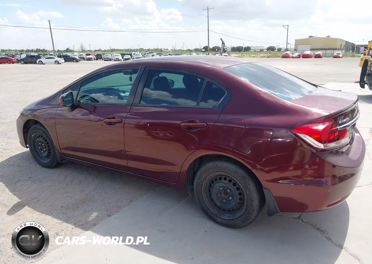 2014 Honda Civic Lx VIN:19XFB2F55EE038051 - 14