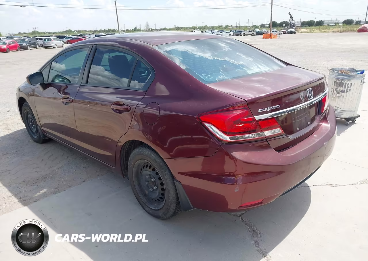 2014 Honda Civic Lx VIN:19XFB2F55EE038051 - 3