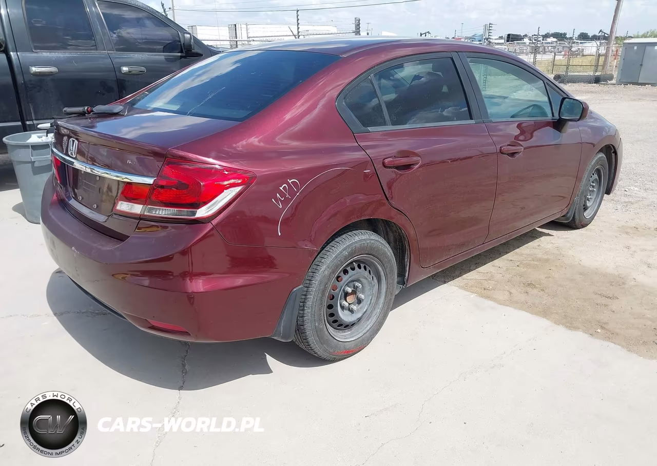 2014 Honda Civic Lx VIN:19XFB2F55EE038051 - 4