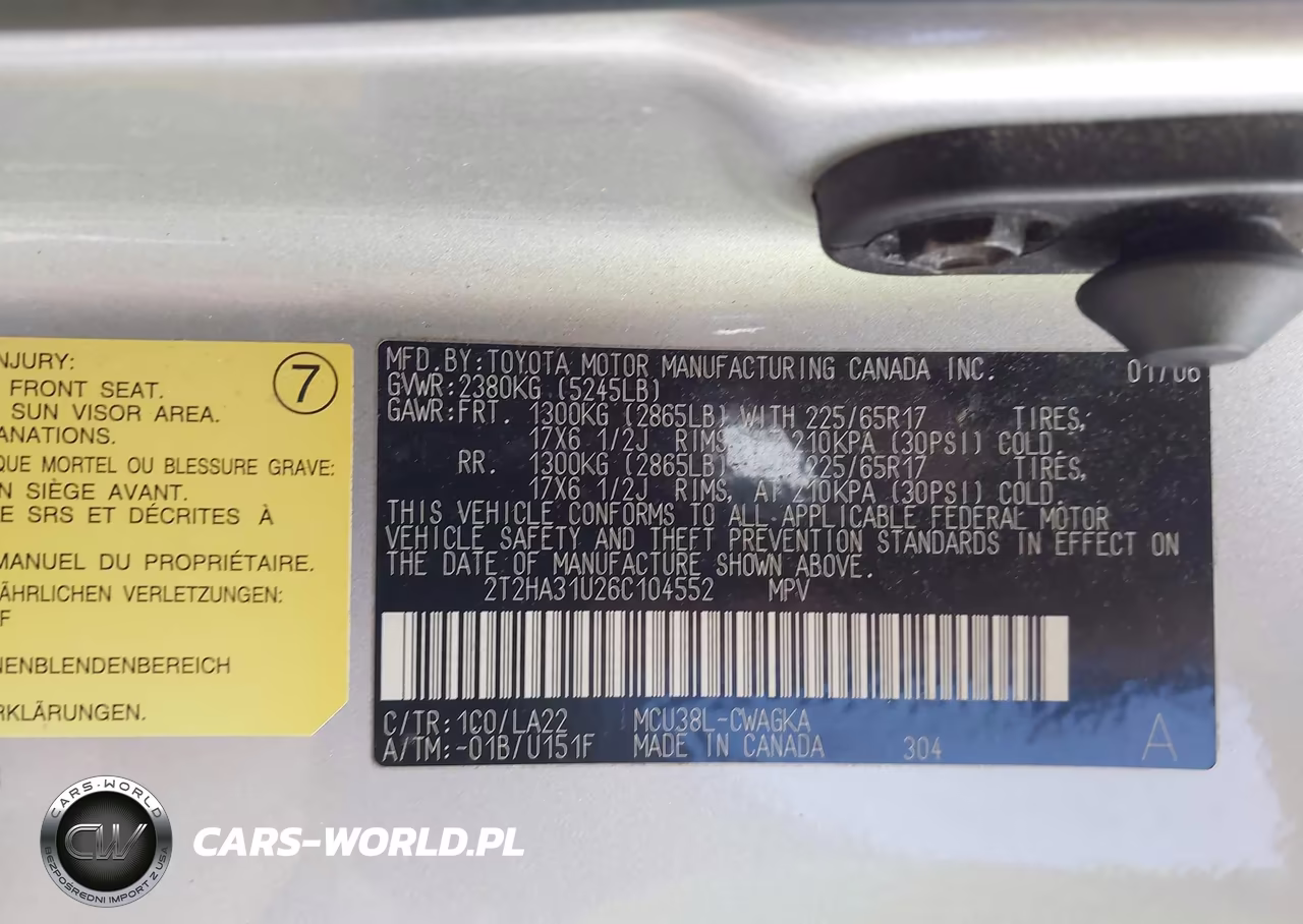2006 Lexus Rx 330 VIN:2T2HA31U26C104552 - 9