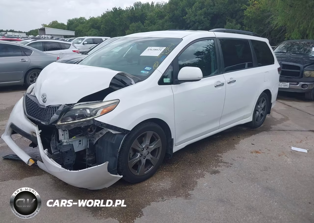 2017 Toyota Sienna Se 8 Passenger VIN:5TDXZ3DC2HS802066 - 2