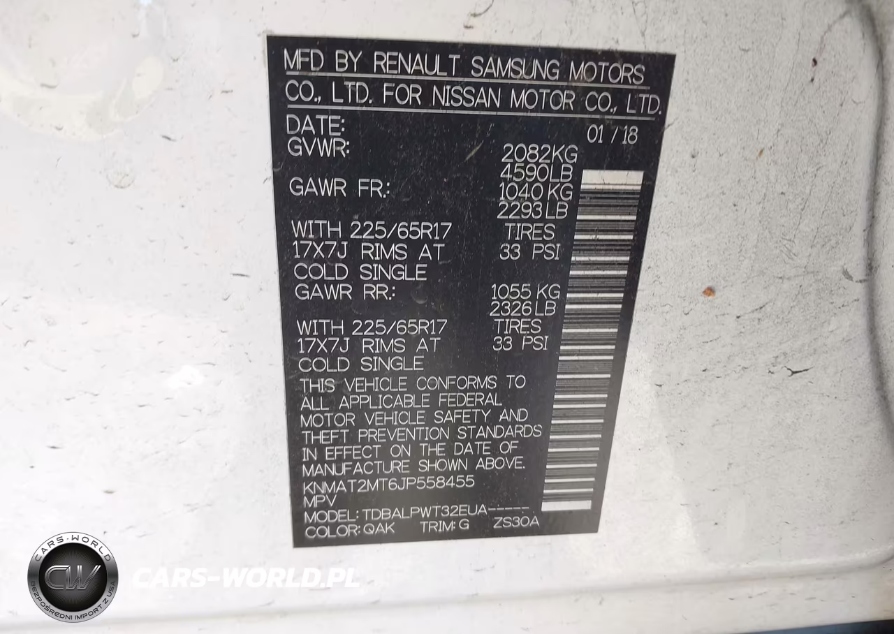 2018 Nissan Rogue S VIN:KNMAT2MT6JP558455 - 9