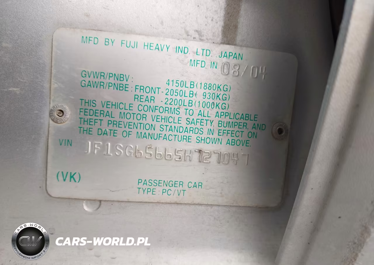 2005 Subaru Forester 2.5Xs VIN:JF1SG65665H727047 - 9