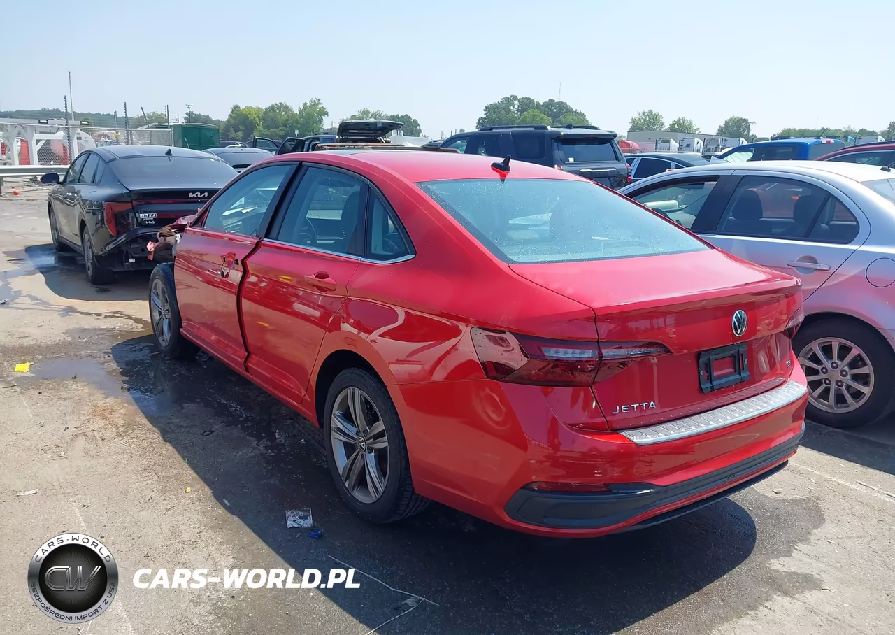 2023 Volkswagen Jetta 1.5T Se VIN:3VW7M7BUXPM008526 - 3