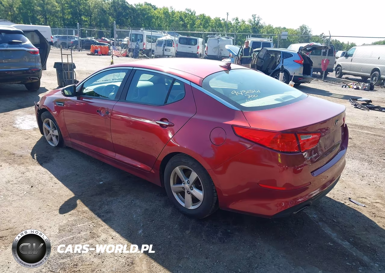 2015 Kia Optima Lx VIN:5XXGM4A76FG368843 - 3