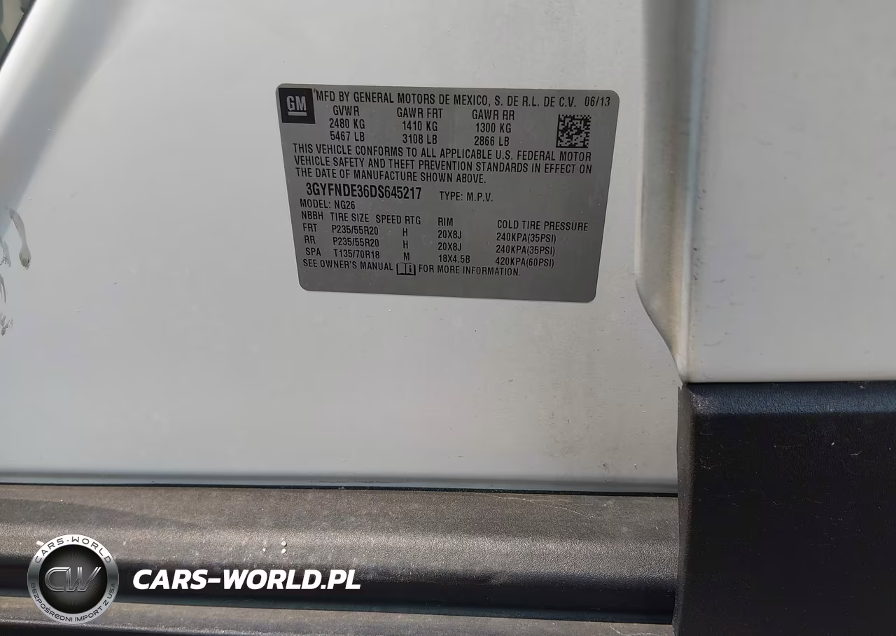 2013 Cadillac Srx Performance Collection VIN:3GYFNDE36DS645217 - 9