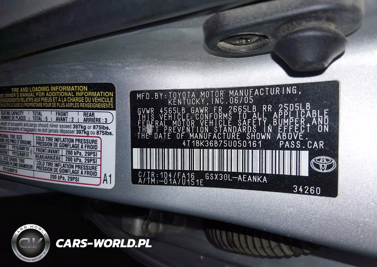 2005 Toyota Avalon Xl VIN:4T1BK36B75U050161 - 9