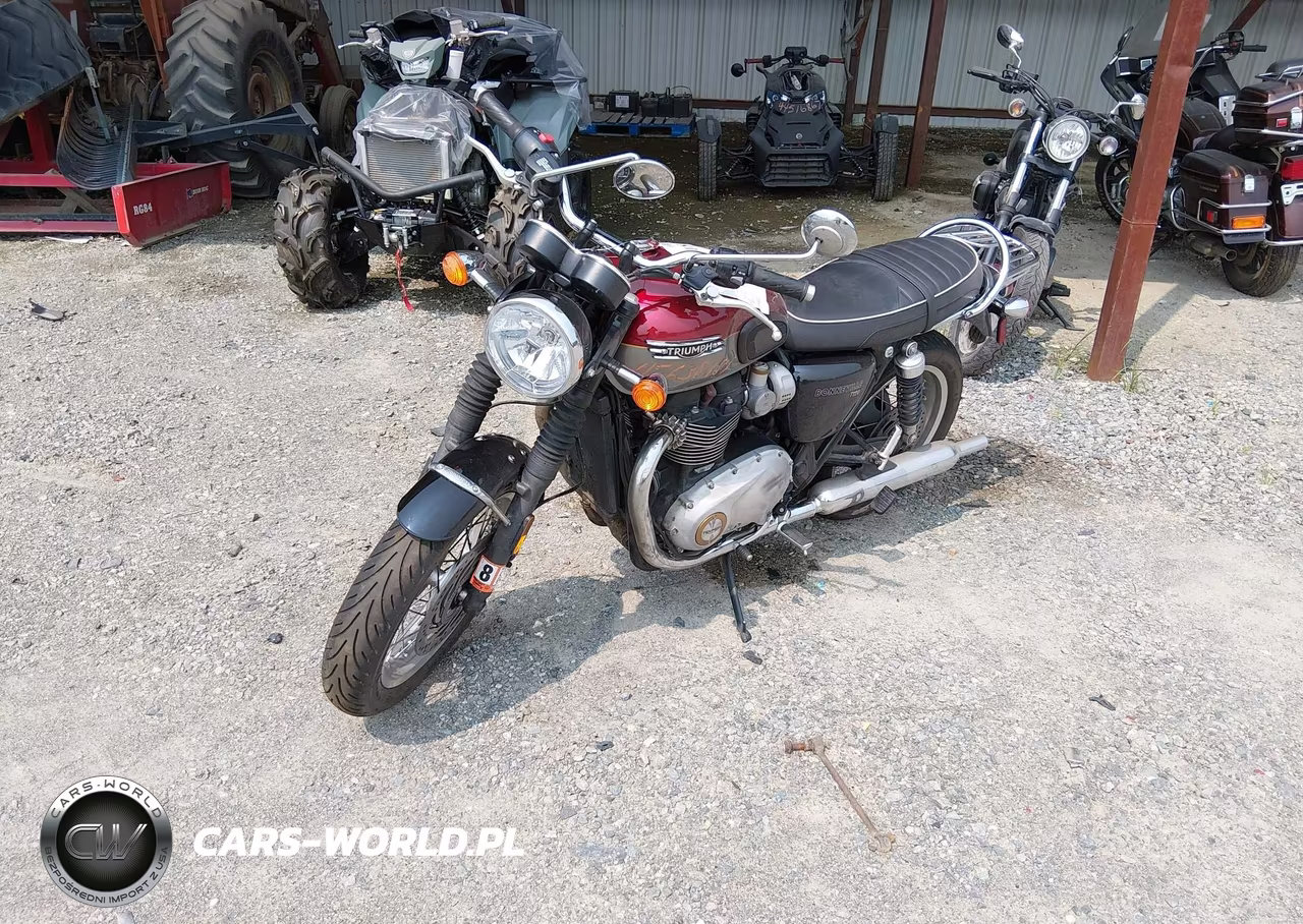 2023 Triumph Motorcycle Bonneville T120-Black VIN:SMTD40HL9PTBC4152 - 2