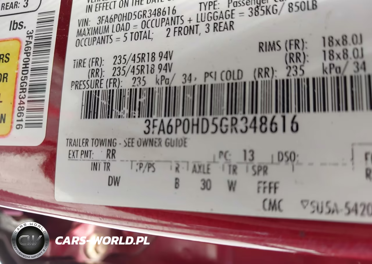 2016 Ford Fusion Se VIN:3FA6P0HD5GR348616 - 9