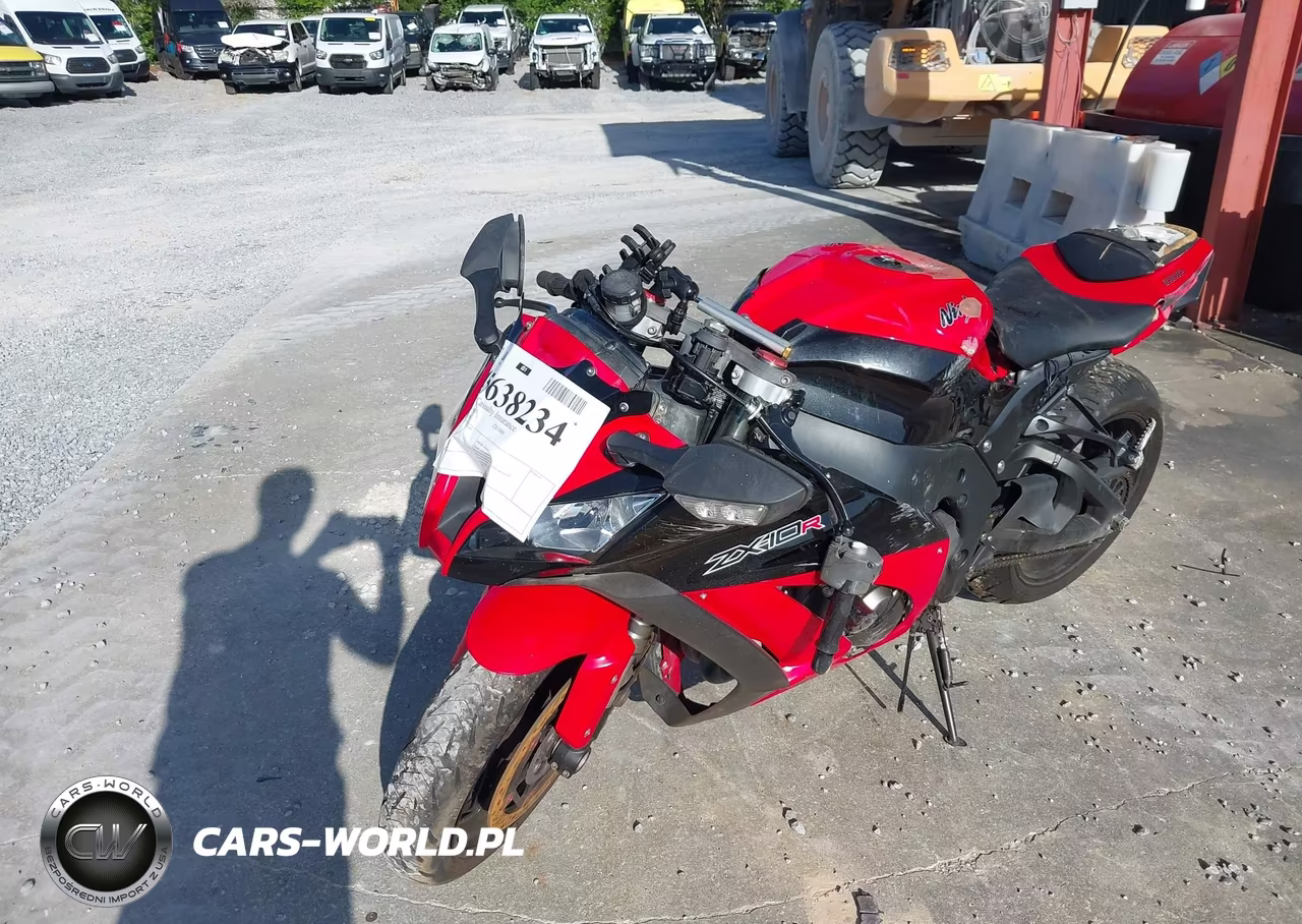 2012 Kawasaki Zx1000 J VIN:JKAZXCJ12CA011070 - 2