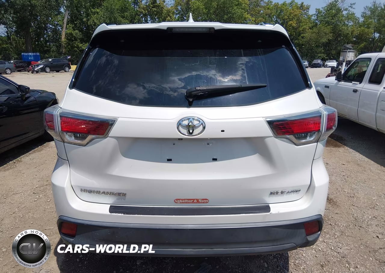 2015 Toyota Highlander Xle V6 VIN:5TDJKRFH0FS076663 - 16