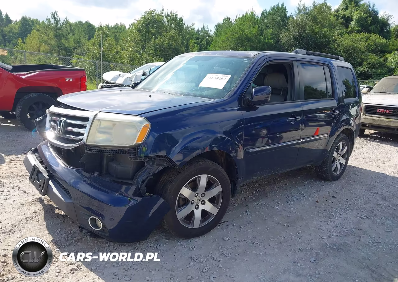 2013 Honda Pilot Touring VIN:5FNYF4H99DB063424 - 2