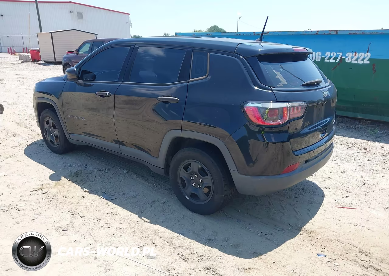 2018 Jeep Compass Sport Fwd VIN:3C4NJCAB2JT124120 - 3