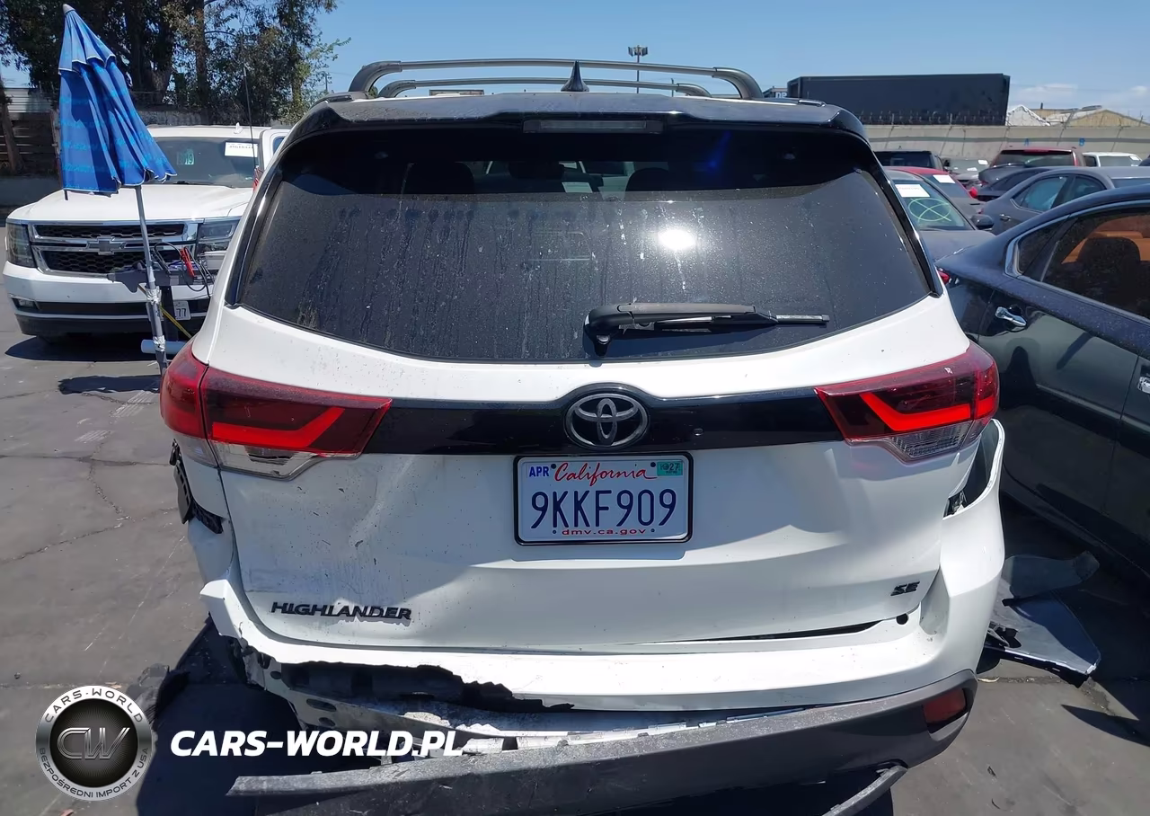 2019 Toyota Highlander Se VIN:5TDKZRFH9KS326010 - 17