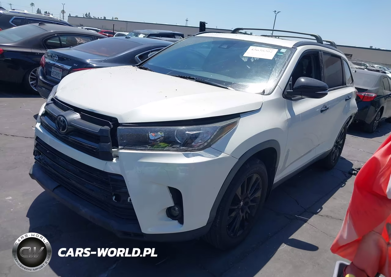 2019 Toyota Highlander Se VIN:5TDKZRFH9KS326010 - 2