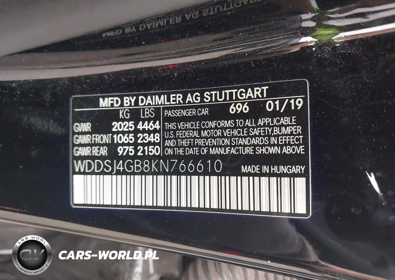 2019 Mercedes-Benz Cla 250 4Matic VIN:WDDSJ4GB8KN766610 - 9