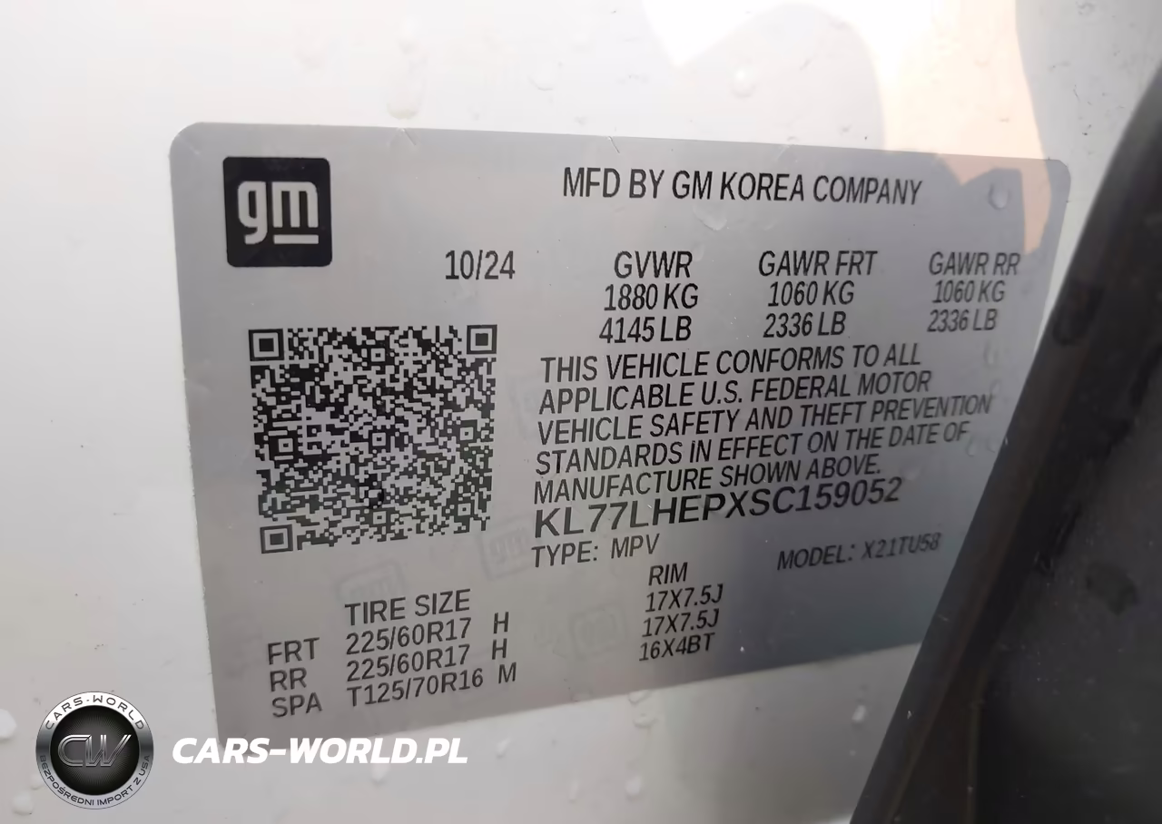 2025 Chevrolet Trax Fwd Lt VIN:KL77LHEPXSC159052 - 9